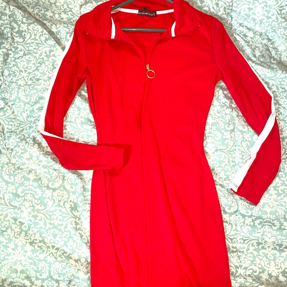 Red dress